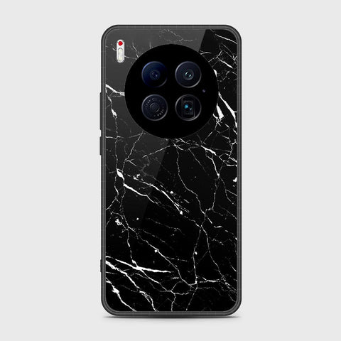 Tecno Camon 40 Premier 5G - Black Marble Series - HQ Ultra Shine Premium Infinity Glass Soft Silicon Borders Case