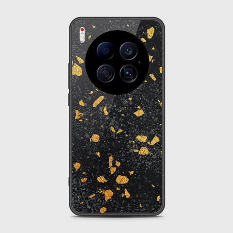 Tecno Camon 40 Premier 5G - Black Marble Series - HQ Ultra Shine Premium Infinity Glass Soft Silicon Borders Case