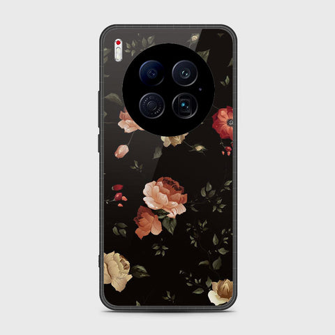 Tecno Camon 40 Premier 5G - Floral Series 2 - HQ Ultra Shine Premium Infinity Glass Soft Silicon Borders Case