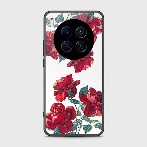 Tecno Camon 40 Premier 5G - Floral Series 2 - HQ Ultra Shine Premium Infinity Glass Soft Silicon Borders Case