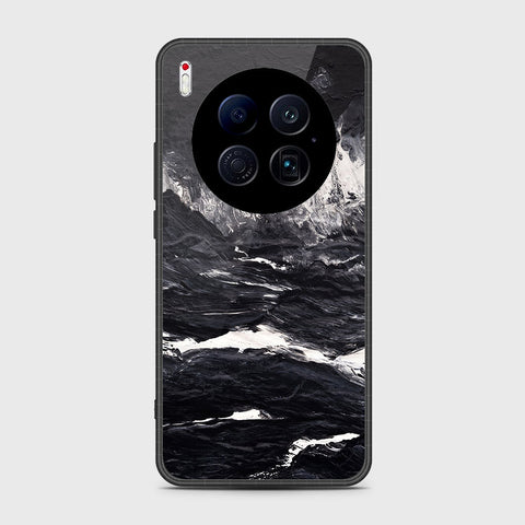 Tecno Camon 40 Premier 5G - Black Marble Series - HQ Ultra Shine Premium Infinity Glass Soft Silicon Borders Case