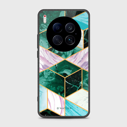Tecno Camon 40 Premier 5G - O'Nation Shades of Marble Series - HQ Ultra Shine Premium Infinity Glass Soft Silicon Borders Case