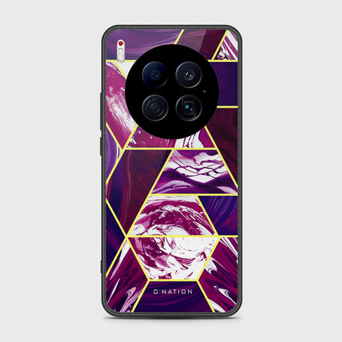 Tecno Camon 40 Premier 5G - O'Nation Shades of Marble Series - HQ Ultra Shine Premium Infinity Glass Soft Silicon Borders Case