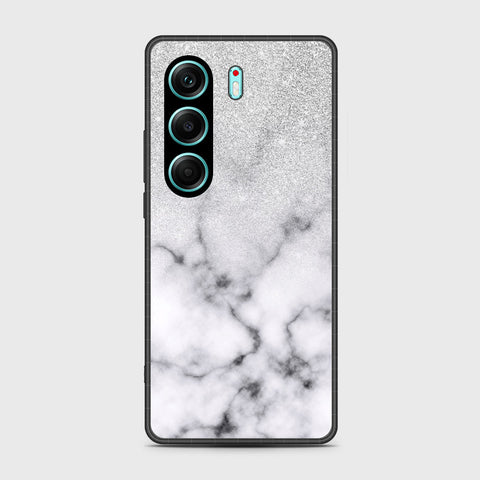 Tecno Camon 40 Pro - White Marble Series - HQ Premium Shine Durable Shatterproof Case