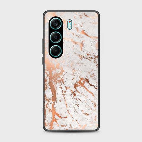 Tecno Camon 40 - White Marble Series 2 - HQ Premium Shine Durable Shatterproof Case