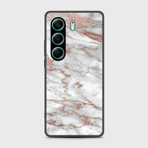 Tecno Camon 40 - White Marble Series 2 - HQ Premium Shine Durable Shatterproof Case