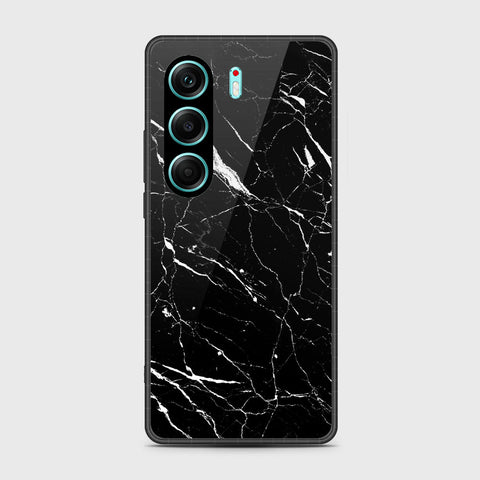 Tecno Camon 40 Pro - Black Marble Series - HQ Premium Shine Durable Shatterproof Case