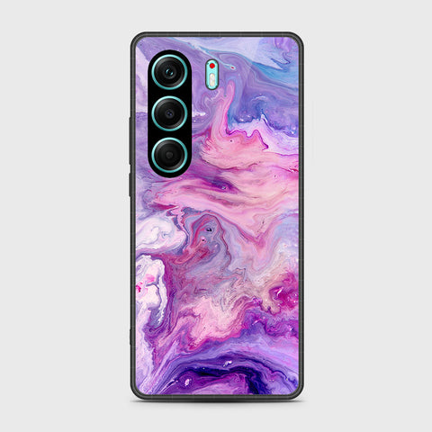 Tecno Camon 40 Pro - Colorful Marble Series - HQ Premium Shine Durable Shatterproof Case