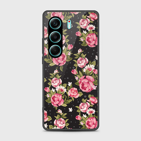 Tecno Camon 40 - Floral Series - HQ Premium Shine Durable Shatterproof Case