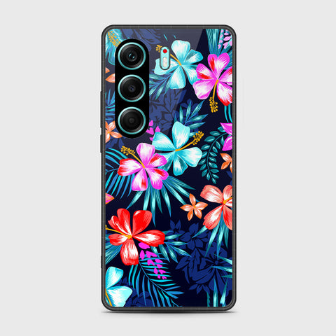 Tecno Camon 40 - Floral Series - HQ Premium Shine Durable Shatterproof Case