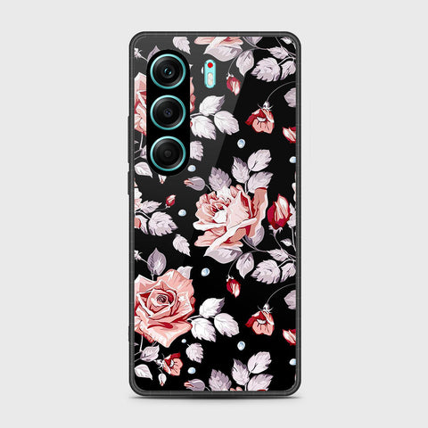 Tecno Camon 40 - Floral Series - HQ Premium Shine Durable Shatterproof Case