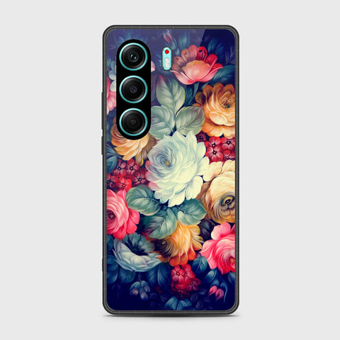 Tecno Camon 40 - Floral Series 2 - HQ Premium Shine Durable Shatterproof Case