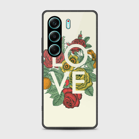 Tecno Camon 40 - Floral Series 2 - HQ Premium Shine Durable Shatterproof Case