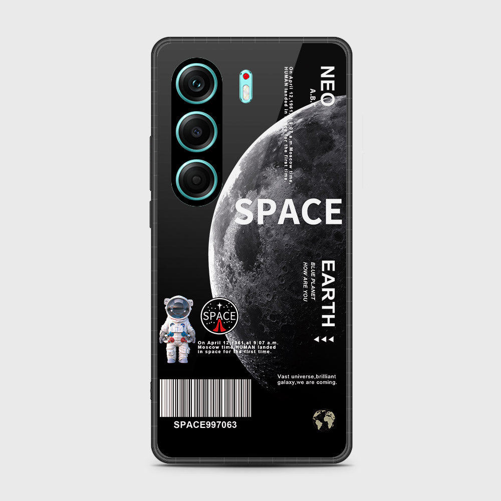 Tecno Camon 40 Pro - Limitless Series - HQ Ultra Shine Premium Infinity Glass Soft Silicon Borders Case (Fast  Delivery)