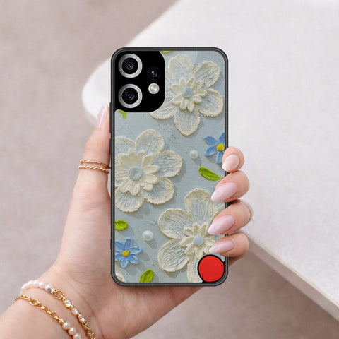 Nothing Phone CMF 2 Pro Cover - Floral Series - Design 3 - Sky Blue - HQ Premium Shine Durable Shatterproof Case