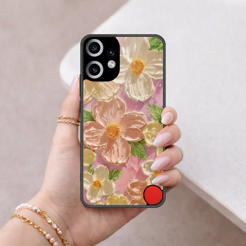 Nothing Phone CMF 2 Pro Cover - Floral Series - Design 11 - White & Green - HQ Premium Shine Durable Shatterproof Case
