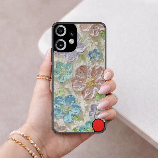 Nothing Phone CMF 2 Pro Cover - Floral Series - Design 14 - Blue & Purple - HQ Premium Shine Durable Shatterproof Case