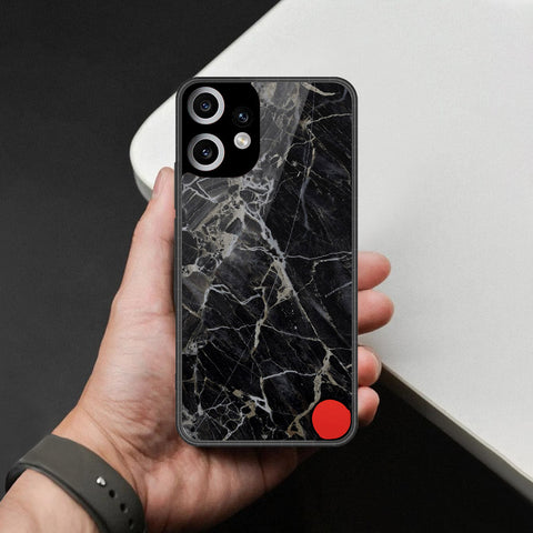 Nothing Phone CMF 2 Pro Cover - Black Marble Series - HQ Premium Shine Durable Shatterproof Case