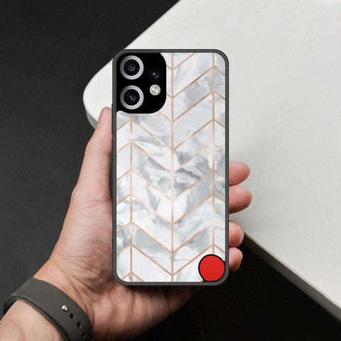Nothing Phone CMF 2 Pro Cover - White Marble Series 2 - HQ Premium Shine Durable Shatterproof Case