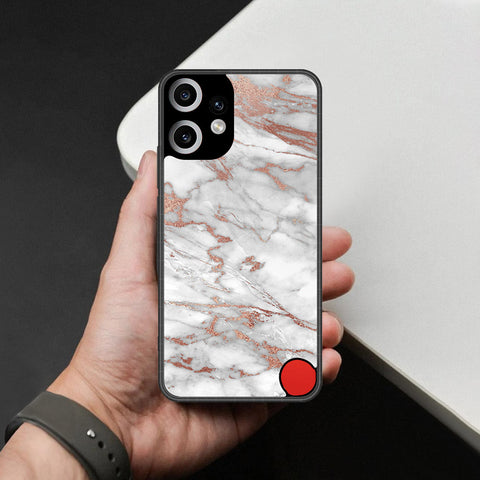 Nothing Phone CMF 2 Pro Cover - White Marble Series 2 - HQ Premium Shine Durable Shatterproof Case