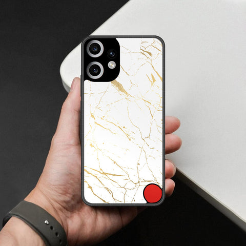 Nothing Phone CMF 2 Pro Cover - White Marble Series 2 - HQ Premium Shine Durable Shatterproof Case