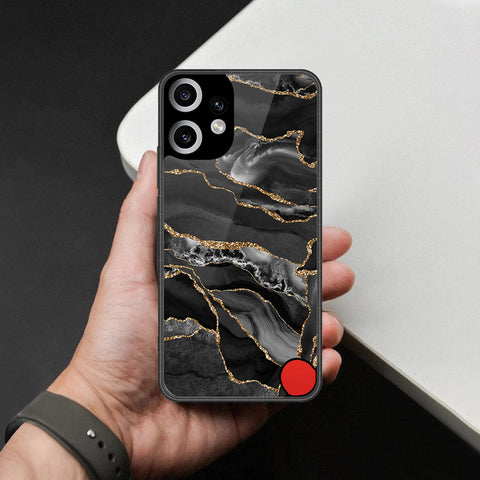 Nothing Phone CMF 2 Pro Cover - Black Marble Series - HQ Premium Shine Durable Shatterproof Case