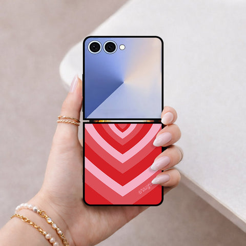 Samsung Galaxy Z Flip 8 Cover - O'Nation Heartbeat Series - HQ Premium Shine Durable Shatterproof Case
