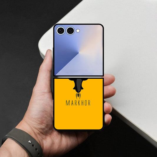 Samsung Galaxy Z Flip 8 Cover - Markhor Series - HQ Premium Shine Durable Shatterproof Case