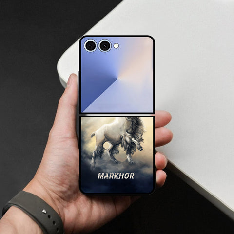 Samsung Galaxy Z Flip 8 Cover - Markhor Series - HQ Premium Shine Durable Shatterproof Case