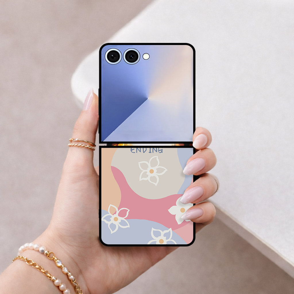 Samsung Galaxy Z Flip 8 Cover - Happy Series - HQ Premium Shine Durable Shatterproof Case
