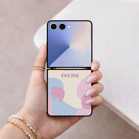 Samsung Galaxy Z Flip 8 Cover - Happy Series - HQ Premium Shine Durable Shatterproof Case