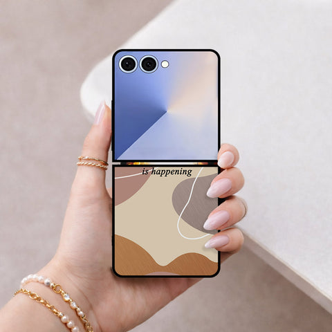 Samsung Galaxy Z Flip 8 Cover - Happy Series - HQ Premium Shine Durable Shatterproof Case