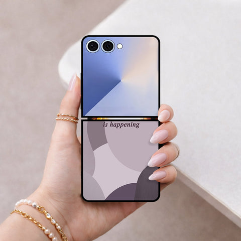 Samsung Galaxy Z Flip 8 Cover - Happy Series - HQ Premium Shine Durable Shatterproof Case