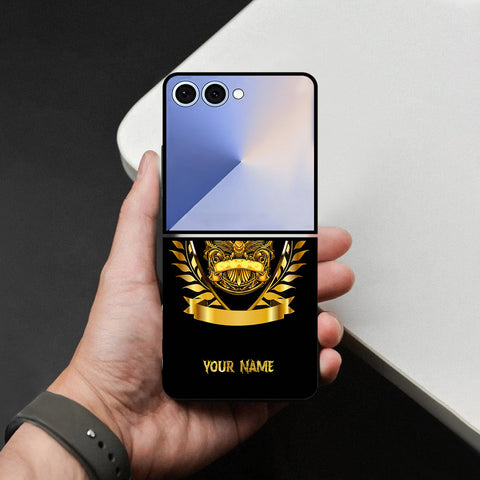 Samsung Galaxy Z Flip 8 Cover - Gold Series - HQ Premium Shine Durable Shatterproof Case