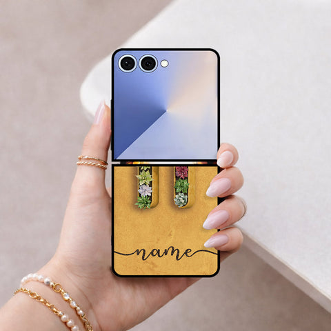 Samsung Galaxy Z Flip 8 Cover - Personalized Alphabet Series - HQ Premium Shine Durable Shatterproof Case