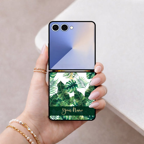 Samsung Galaxy Z Flip 8 Cover - Personalized Alphabet Series - HQ Premium Shine Durable Shatterproof Case