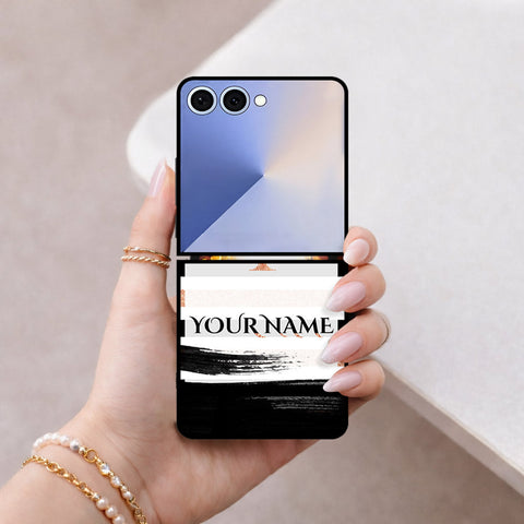 Samsung Galaxy Z Flip 8 Cover - Personalized Alphabet Series - HQ Premium Shine Durable Shatterproof Case