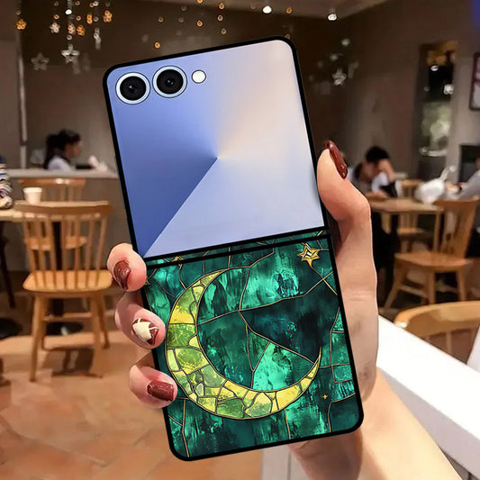 Samsung Galaxy Z Flip 8 Cover - Celestial Starry Universe Series - HQ Premium Shine Durable Shatterproof Case