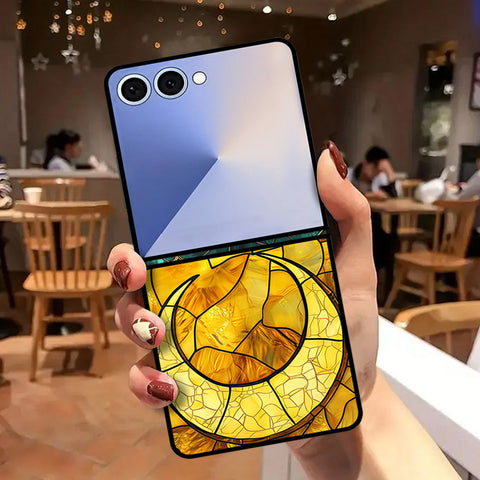 Samsung Galaxy Z Flip 8 Cover - Celestial Starry Universe Series - HQ Premium Shine Durable Shatterproof Case