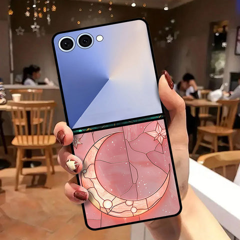 Samsung Galaxy Z Flip 8 Cover - Celestial Starry Universe Series - HQ Premium Shine Durable Shatterproof Case