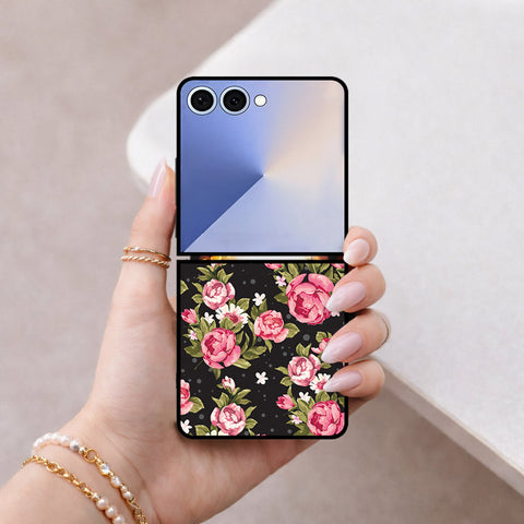 Samsung Galaxy Z Flip 8 Cover - Floral Series - HQ Premium Shine Durable Shatterproof Case