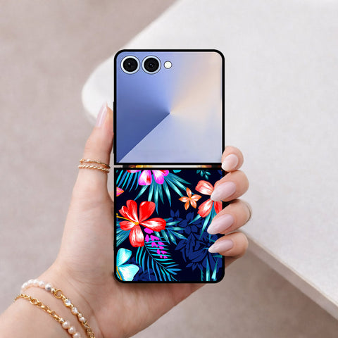 Samsung Galaxy Z Flip 8 Cover - Floral Series - HQ Premium Shine Durable Shatterproof Case