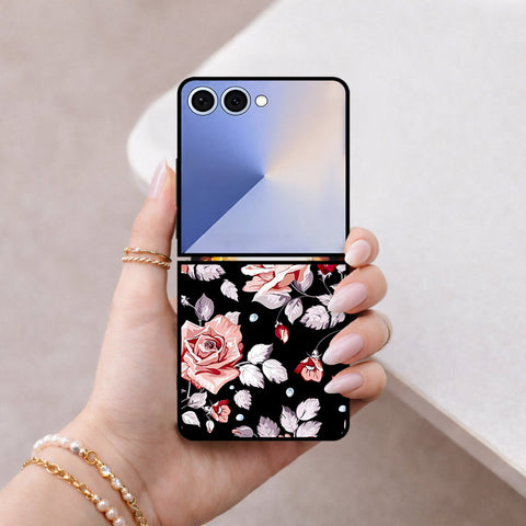 Samsung Galaxy Z Flip 8 Cover - Floral Series - HQ Premium Shine Durable Shatterproof Case