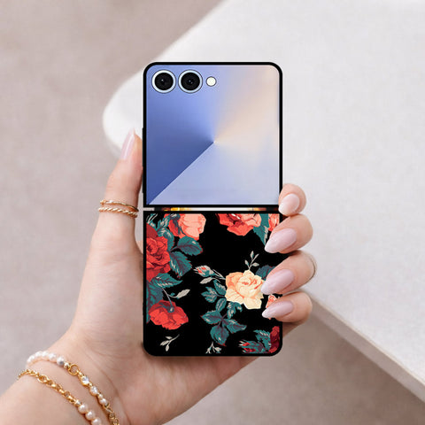 Samsung Galaxy Z Flip 8 Cover - Floral Series 2 - HQ Premium Shine Durable Shatterproof Case