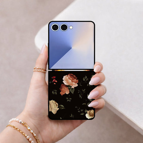 Samsung Galaxy Z Flip 8 Cover - Floral Series 2 - HQ Premium Shine Durable Shatterproof Case