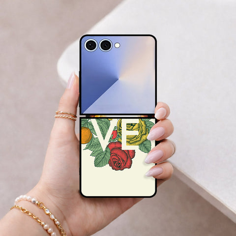 Samsung Galaxy Z Flip 8 Cover - Floral Series 2 - HQ Premium Shine Durable Shatterproof Case