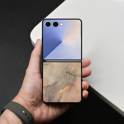 Samsung Galaxy Z Flip 8 Cover - Mystic Marble Series - HQ Premium Shine Durable Shatterproof Case