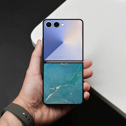 Samsung Galaxy Z Flip 8 Cover - Mystic Marble Series - HQ Premium Shine Durable Shatterproof Case