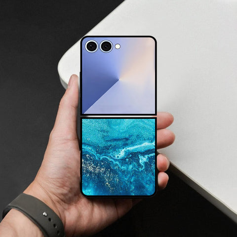 Samsung Galaxy Z Flip 8 Cover - Mystic Marble Series - HQ Premium Shine Durable Shatterproof Case