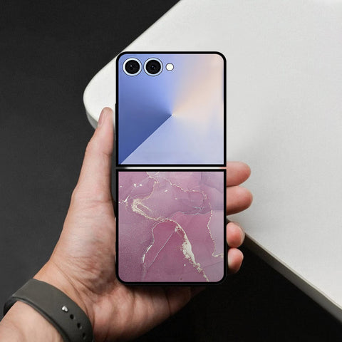 Samsung Galaxy Z Flip 8 Cover - Mystic Marble Series - HQ Premium Shine Durable Shatterproof Case